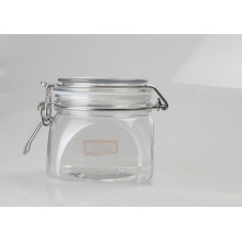 220g Pet Plastic Airtight Kliner Jar pour Cosmeitc Mask (PPC-62)